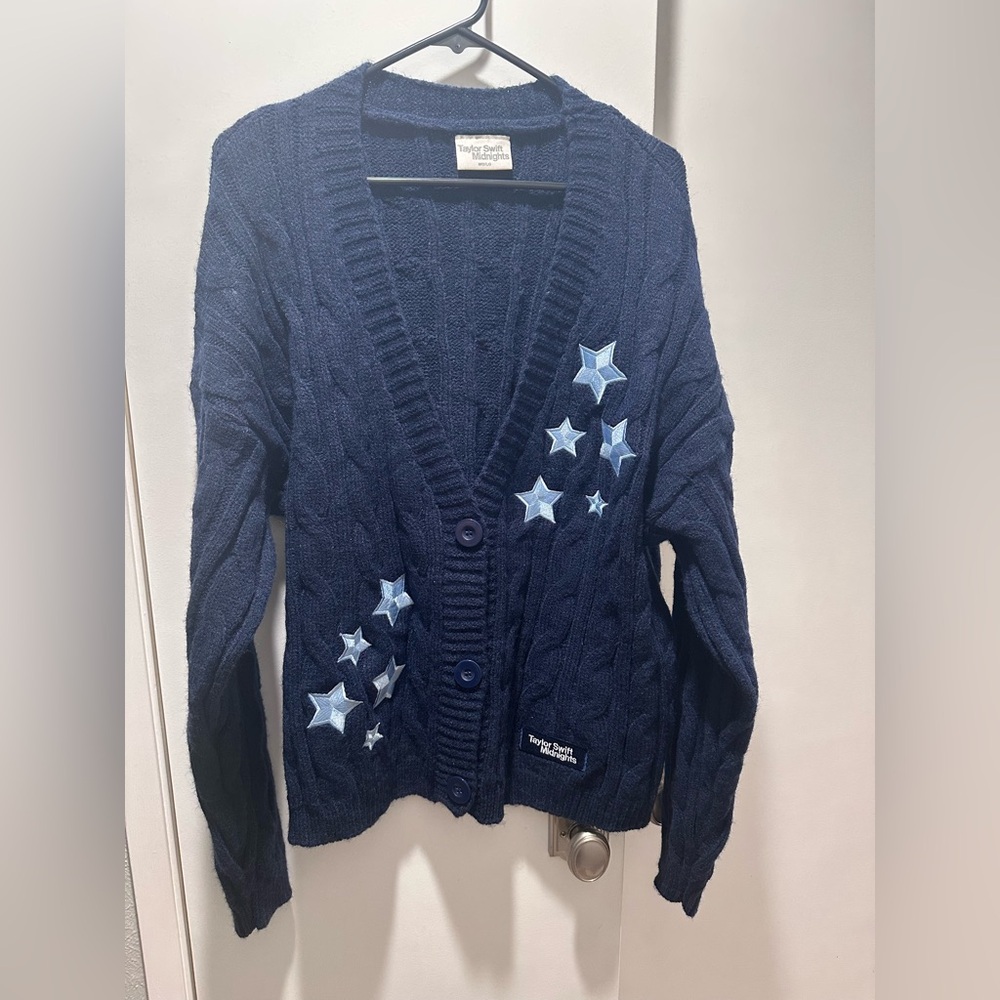 Taylor Swift Midnights Cardigan Sweater Med/Large